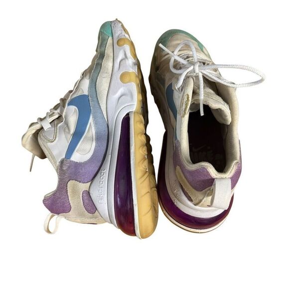 Nike Air Max 270 React Gradient Shift Multicolor Sneakers Size 9.5 - Picture 5 of 7